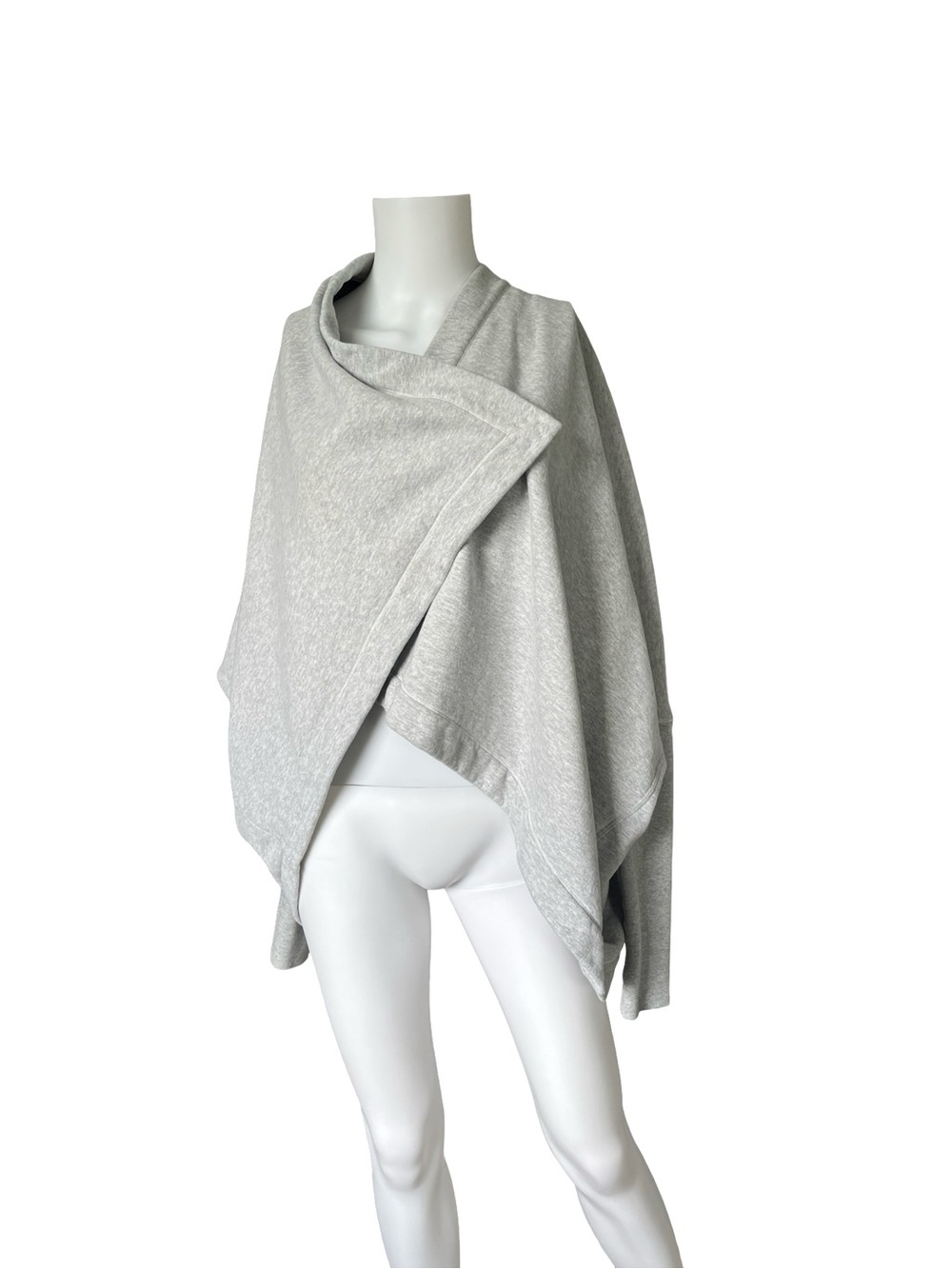 Lululemon It Makes Two Wrap Heathered Light Grey Soot Light Womens Size S/M